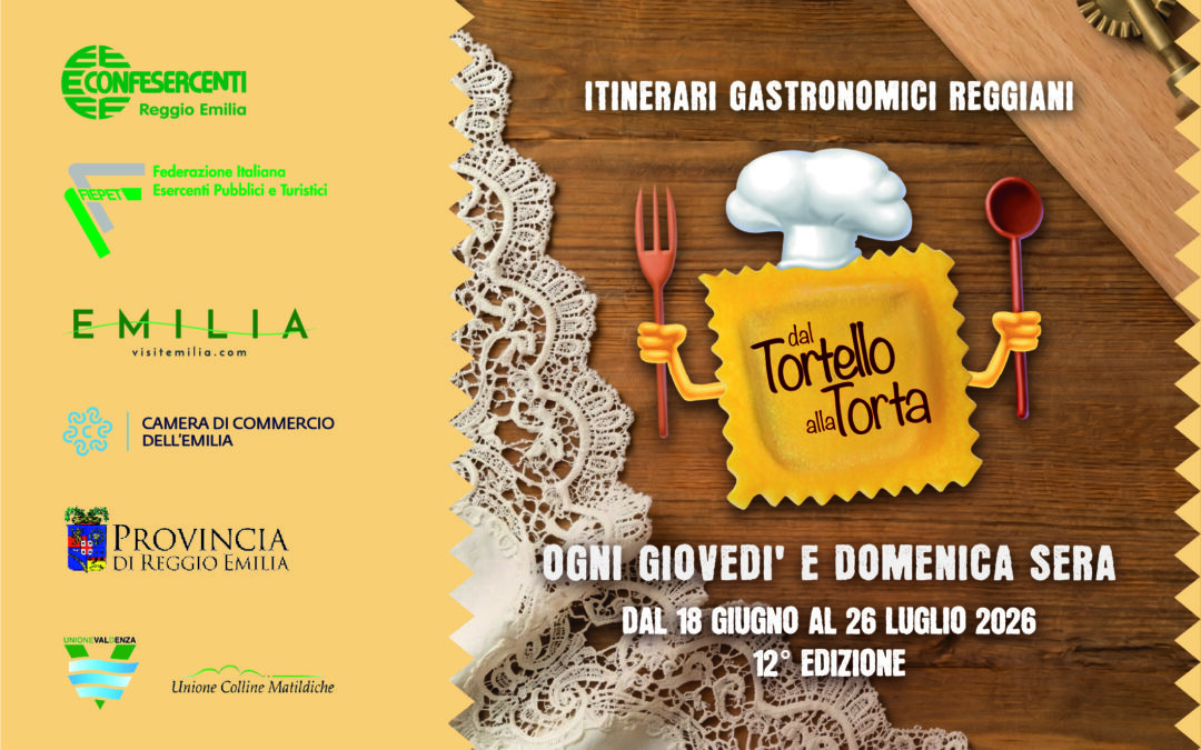 Dal tortello alla torta 2026